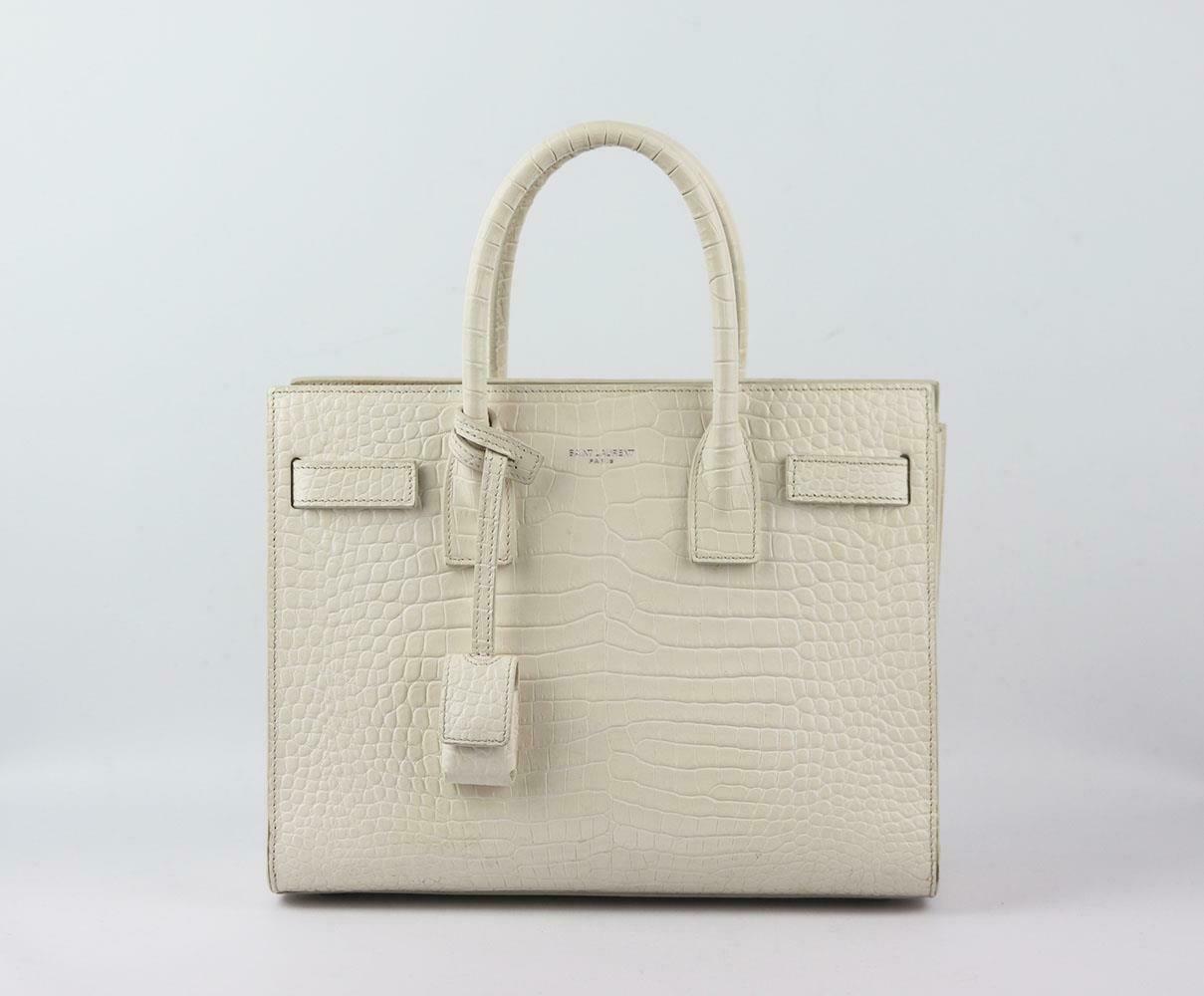 ysl croc tote