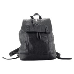 Saint Laurent Sac de Jour Backpack Python Embossed Leather Medium