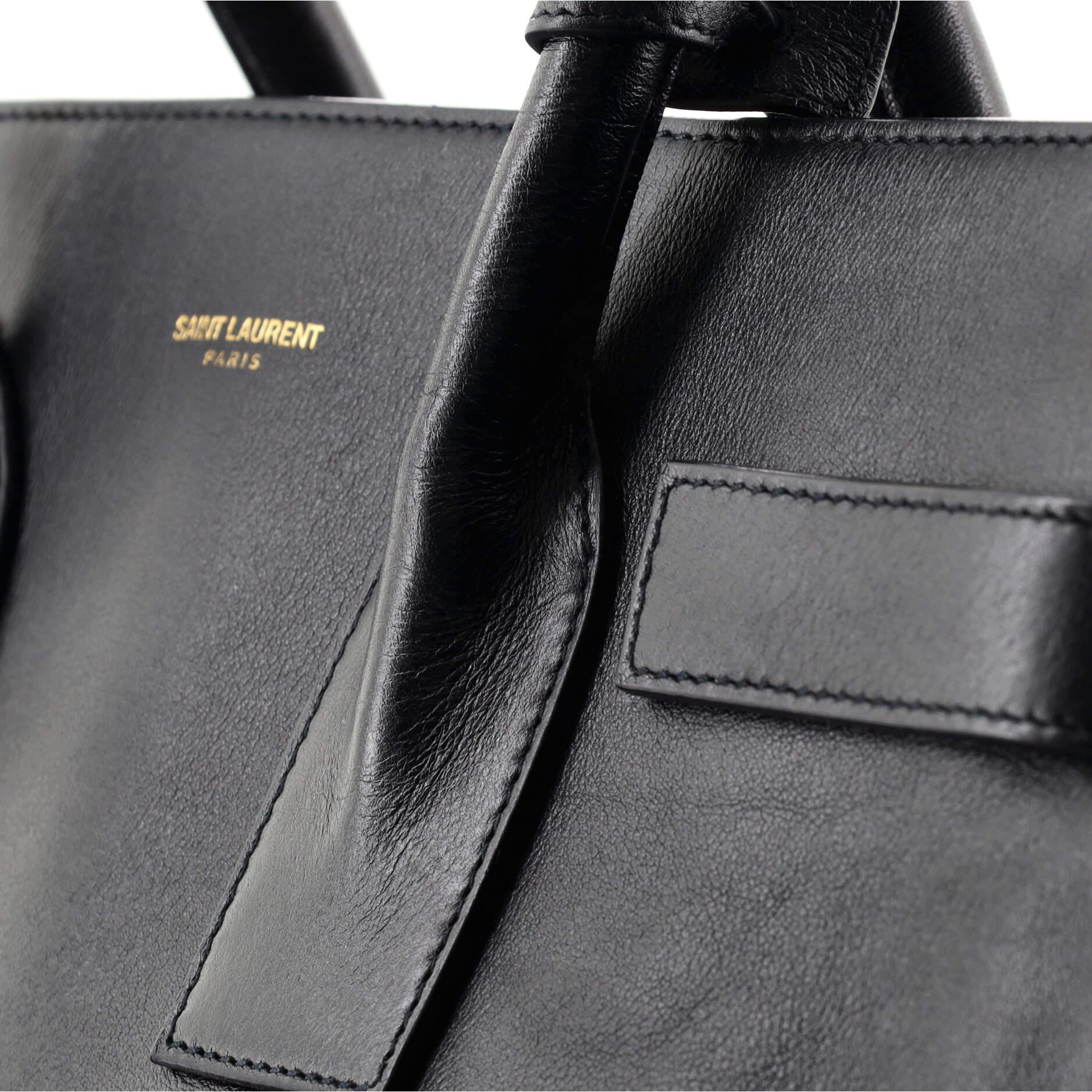 Saint Laurent Sac de Jour Tasche aus Leder Klein 1