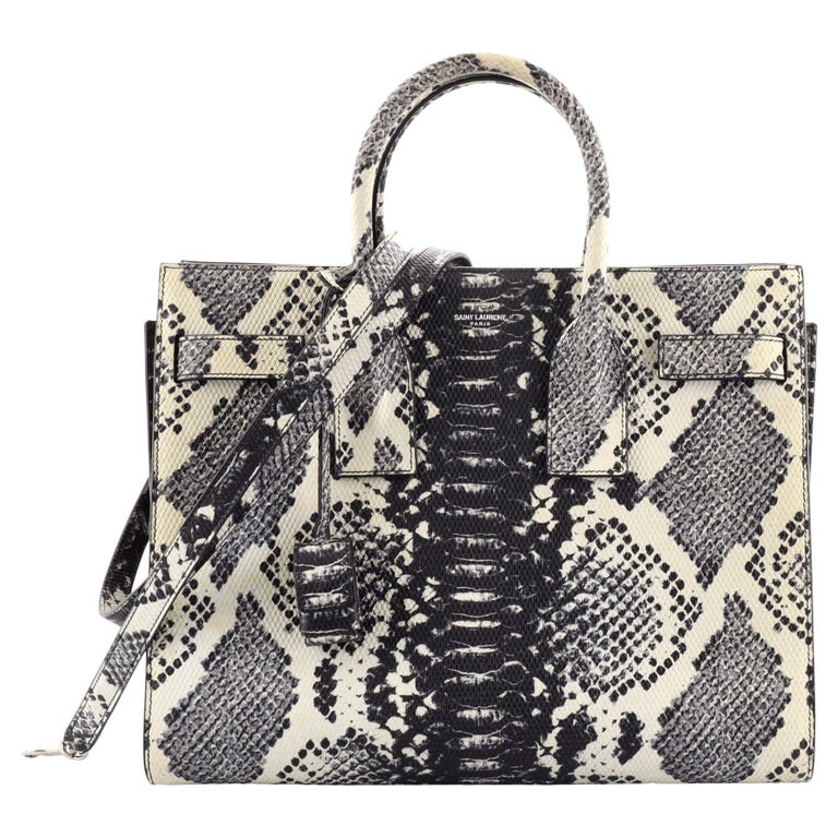 Saint Laurent Sac de Jour Bag Python Embossed Leather Small at