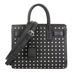 Saint Laurent Sac De Jour Bag Studded Leather Baby