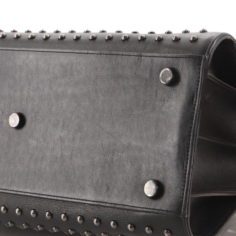 Saint Laurent Sac de Jour Bag Studded Leather Small For Sale 2