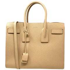 Saint Laurent Sac de Jour Beige Tote Bag, 2018