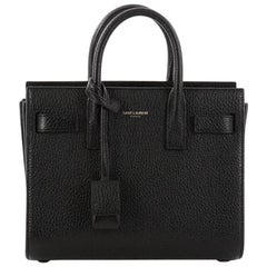 Saint Laurent Sac de Jour Handbag Leather Nano
