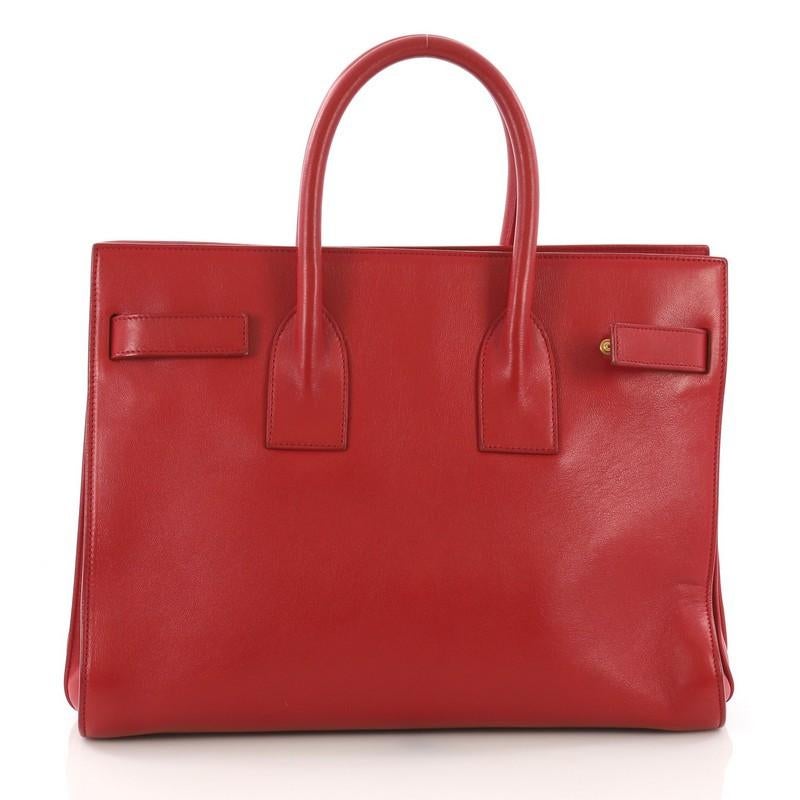 Saint Laurent Sac de Jour Handbag Leather Small In Fair Condition In NY, NY