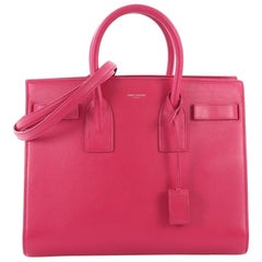 Used Saint Laurent Sac de Jour Handbag Leather Small