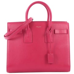 Used Saint Laurent Sac de Jour Handbag Leather Small