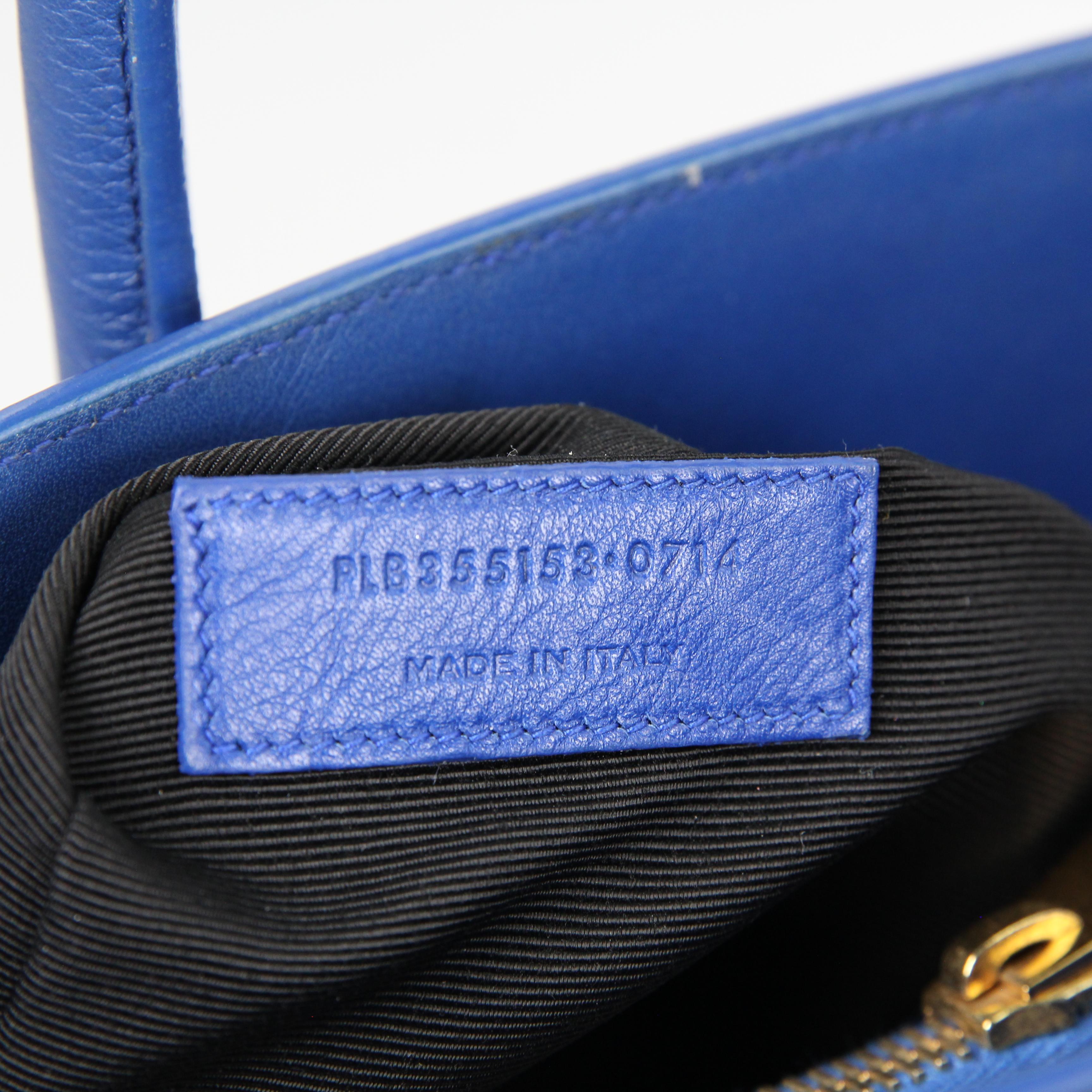 Saint Laurent Sac de Jour leather handbag For Sale 2