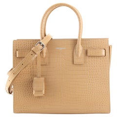 Sac de Jour NM en cuir embossé crocodile Baby Saint Laurent