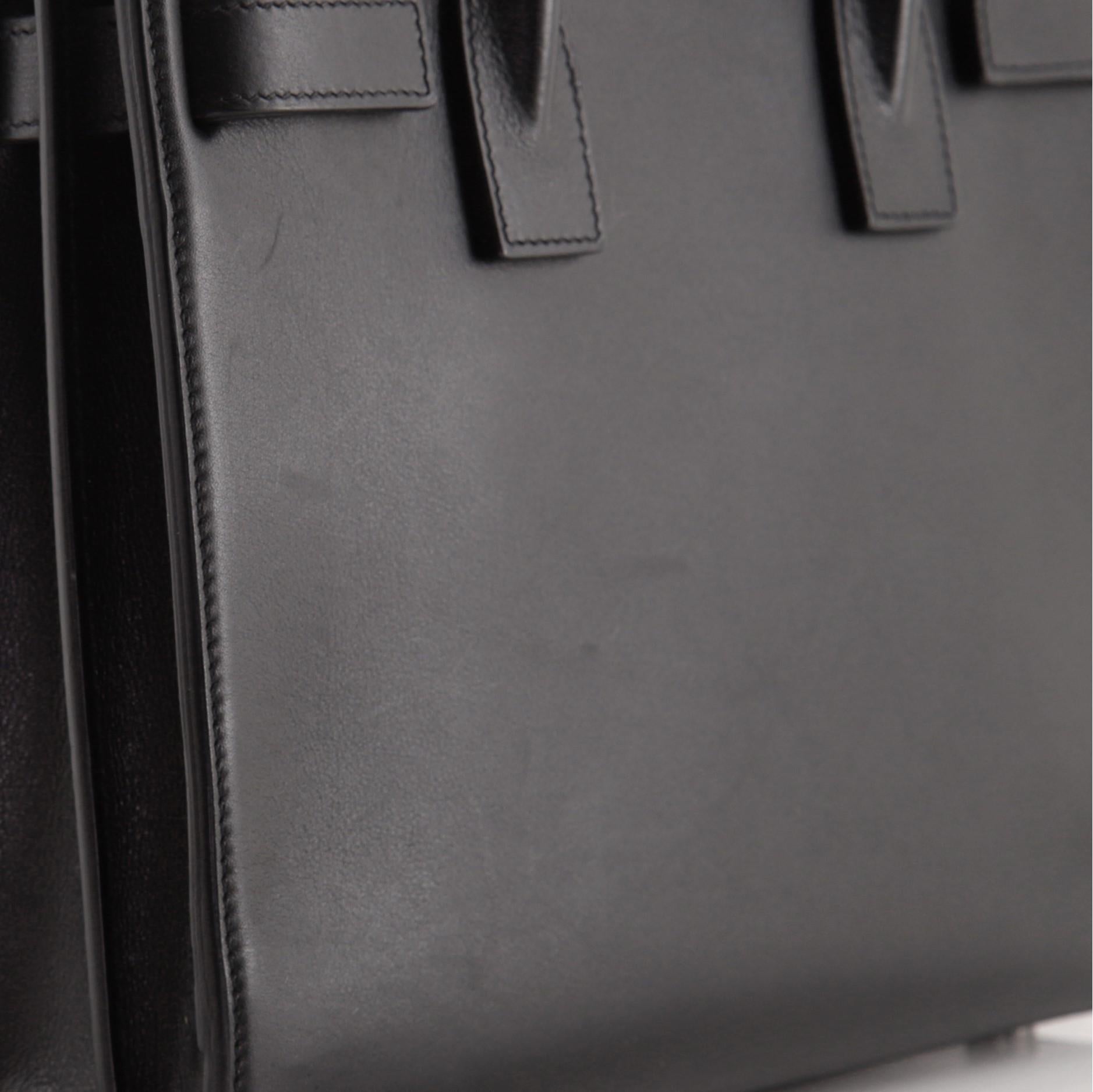 Saint Laurent Sac de Jour NM Bag Patch Embellished Leather Baby 2