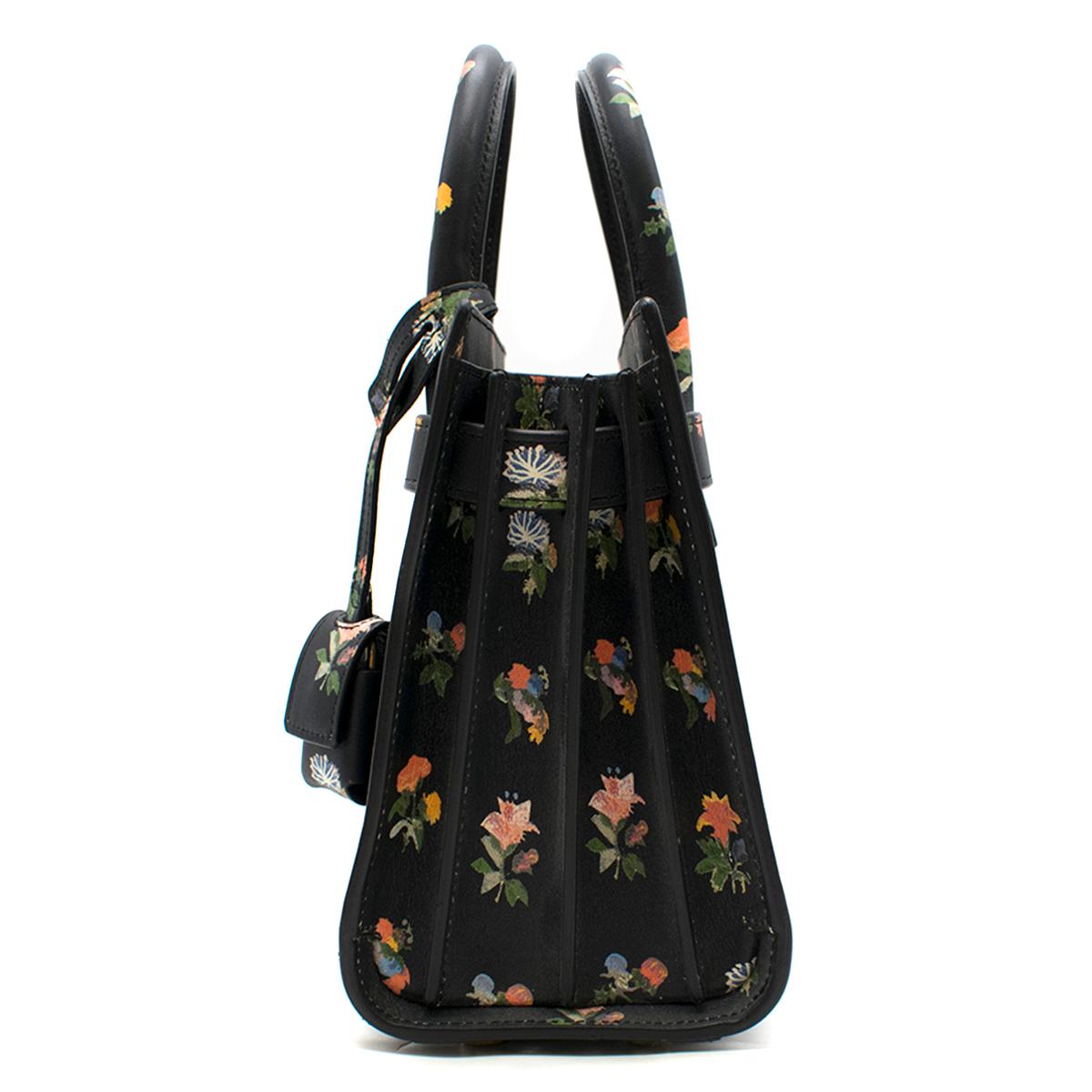 saint laurent floral bag