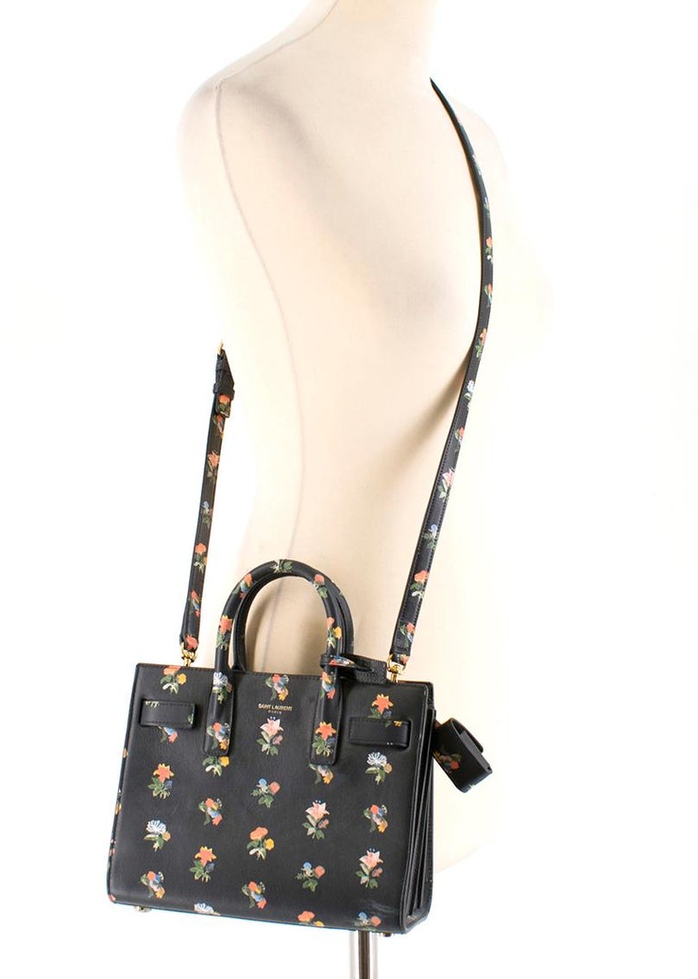 Yves Saint Laurent Small Monogram Cabas Bag In Prairie Flower Printed in  2023