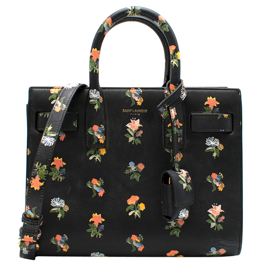 Saint Laurent Sac de Jour Prairie Floral Nano Bag