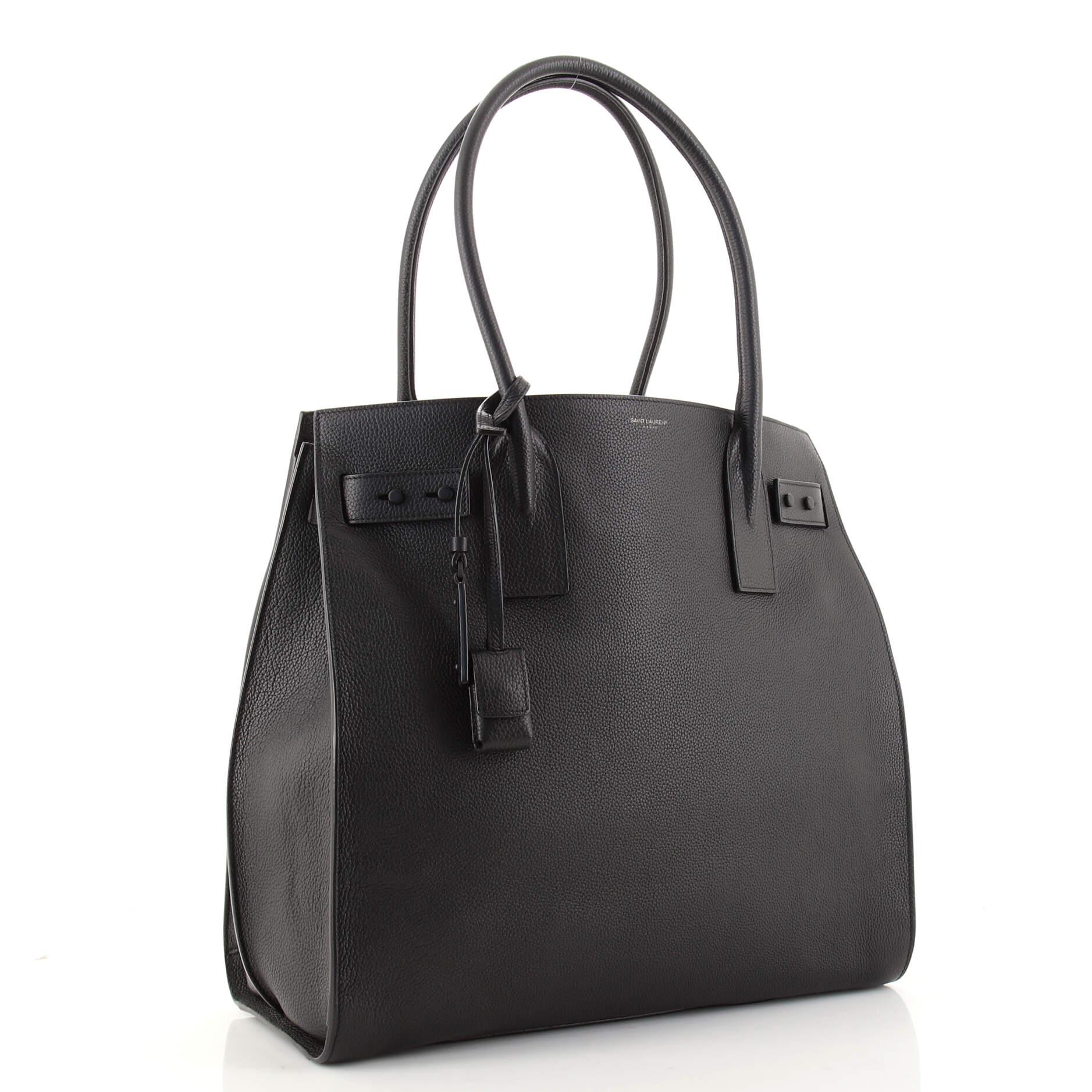 sac de jour north/south in grained leather