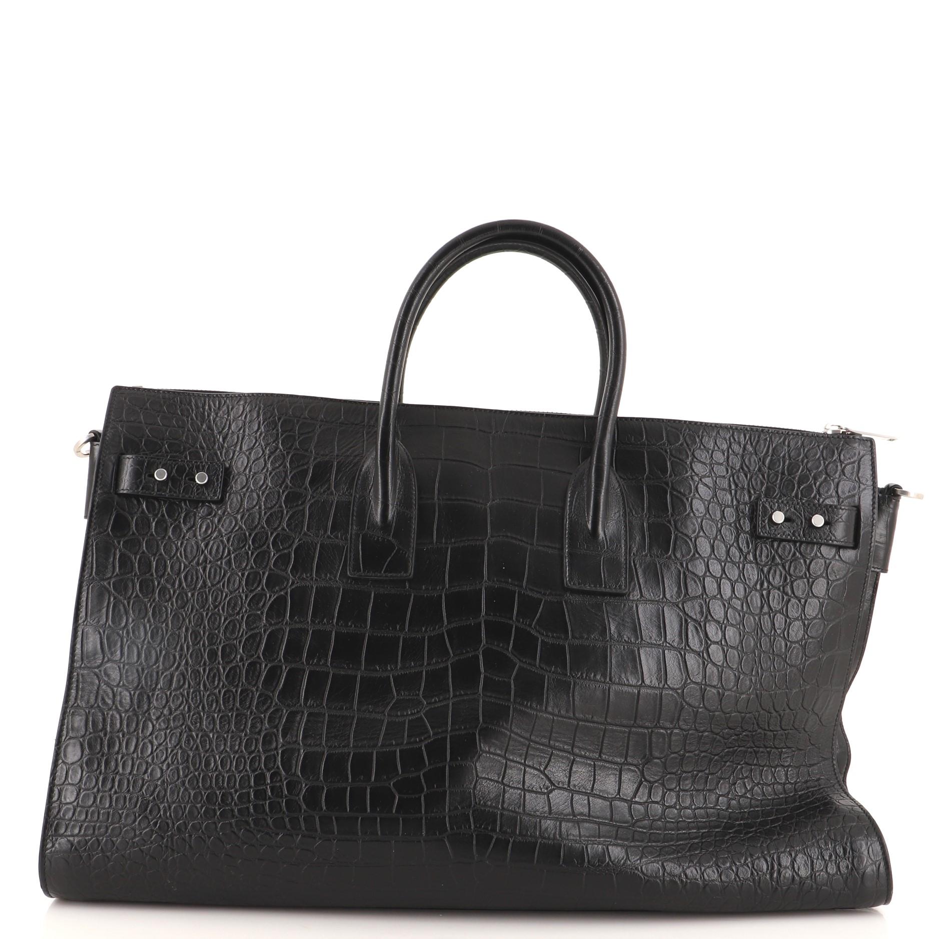 sac de jour 48h duffle bag in grained leather