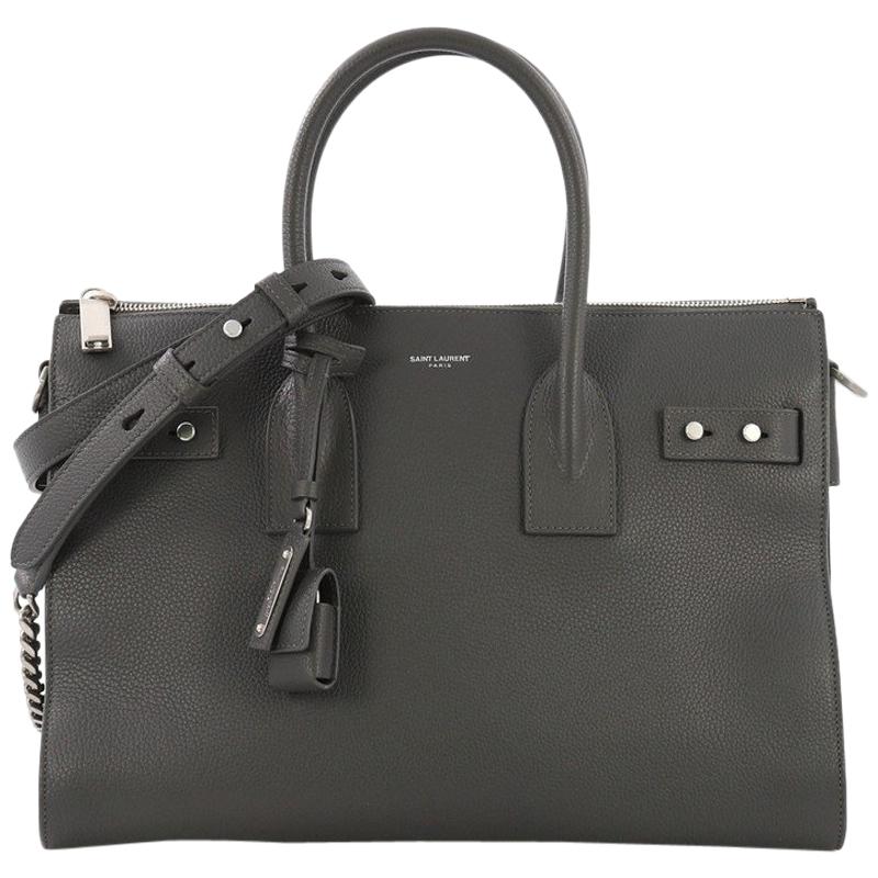 Saint Laurent Sac de Jour Souple Zip Tote Leather Small
