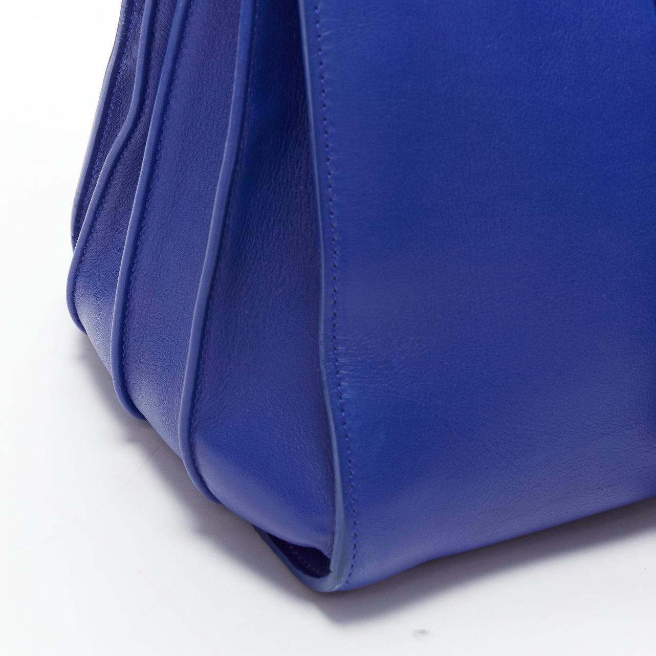 SAINT LAURENT Sac Du Jour Royal Blue executive satchel tote bag 5