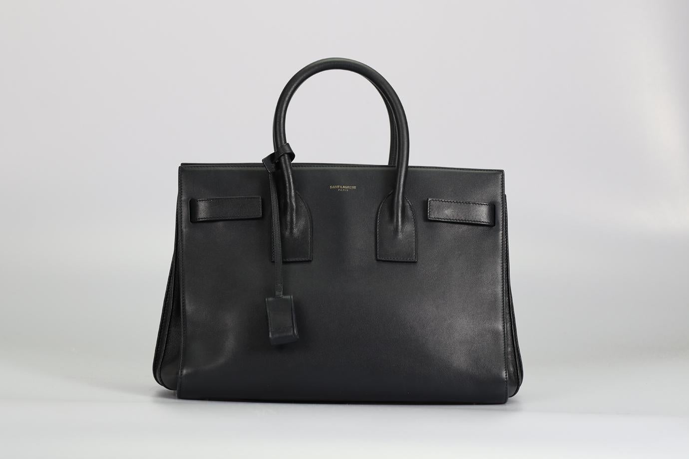 Saint Laurent Sac Du Jour Small Leather Tote Bag In Good Condition For Sale In London, GB