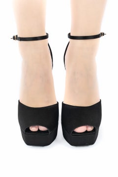 Saint Laurent satin heels