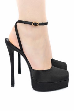 Saint Laurent satin heels Saint Laurent satin heels