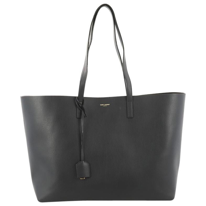 Saint Laurent Shopper Tote Leather Large