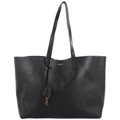 Saint Laurent Shopper Tote Leather Large