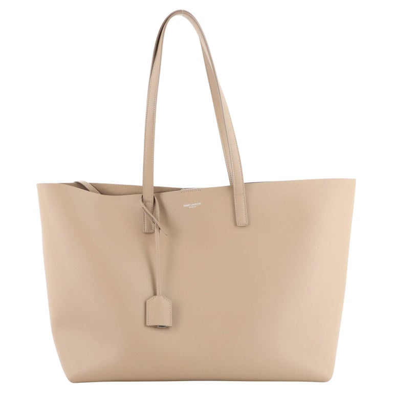 Saint Laurent Shopper Tote Leather Large at 1stDibs