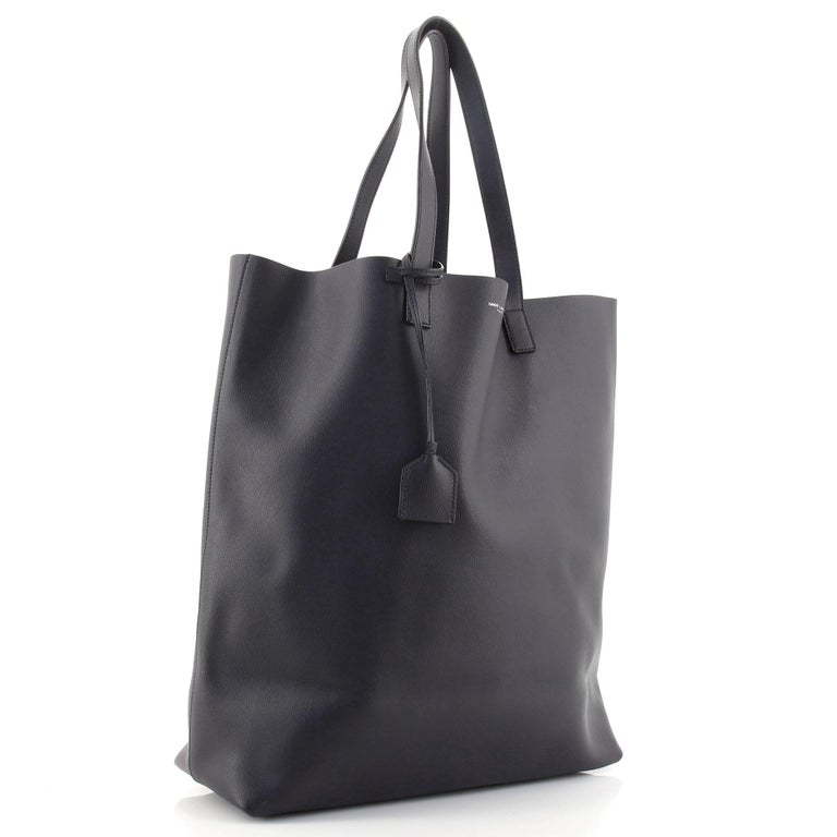 Saint Laurent Shopper Tote Leather Tall For Sale at 1stDibs