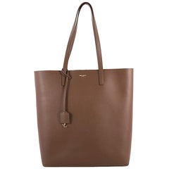 Saint Laurent Shopper Tote Leather Tall
