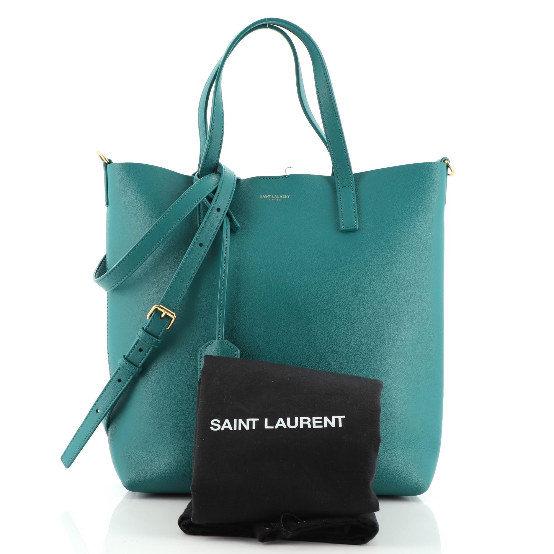 Saint Laurent Shopper Tote Leather Toy For Sale at 1stDibs