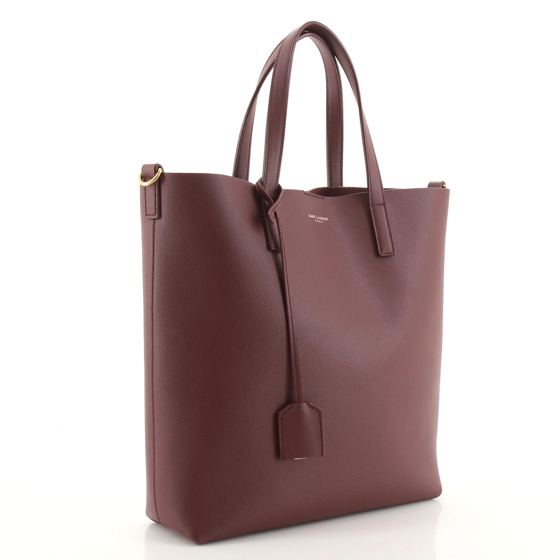 Saint Laurent Shopper-Lederspielzeug (Braun)