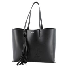 Saint Laurent Shopper Tote Perforated Leather Large