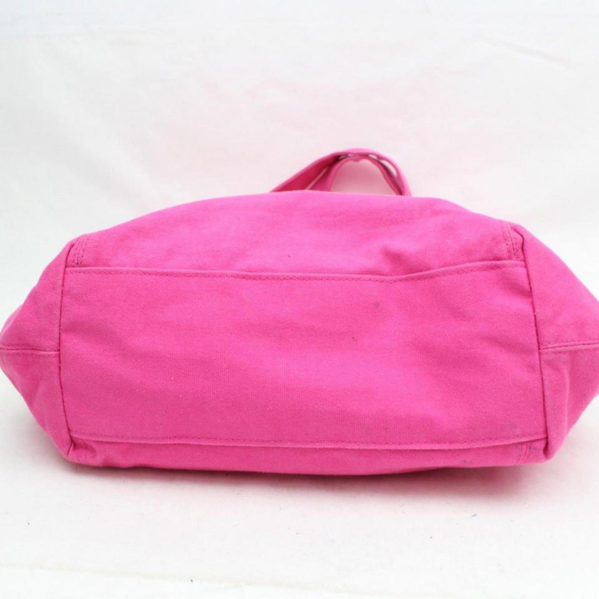 Saint Laurent Shopping Bag Parfums Edition Shopper 869749 Pink Canvas Tote For Sale 3