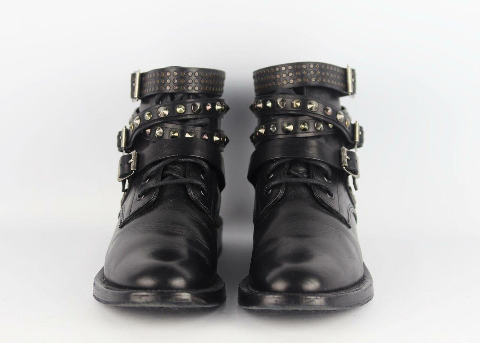 ysl studded boots