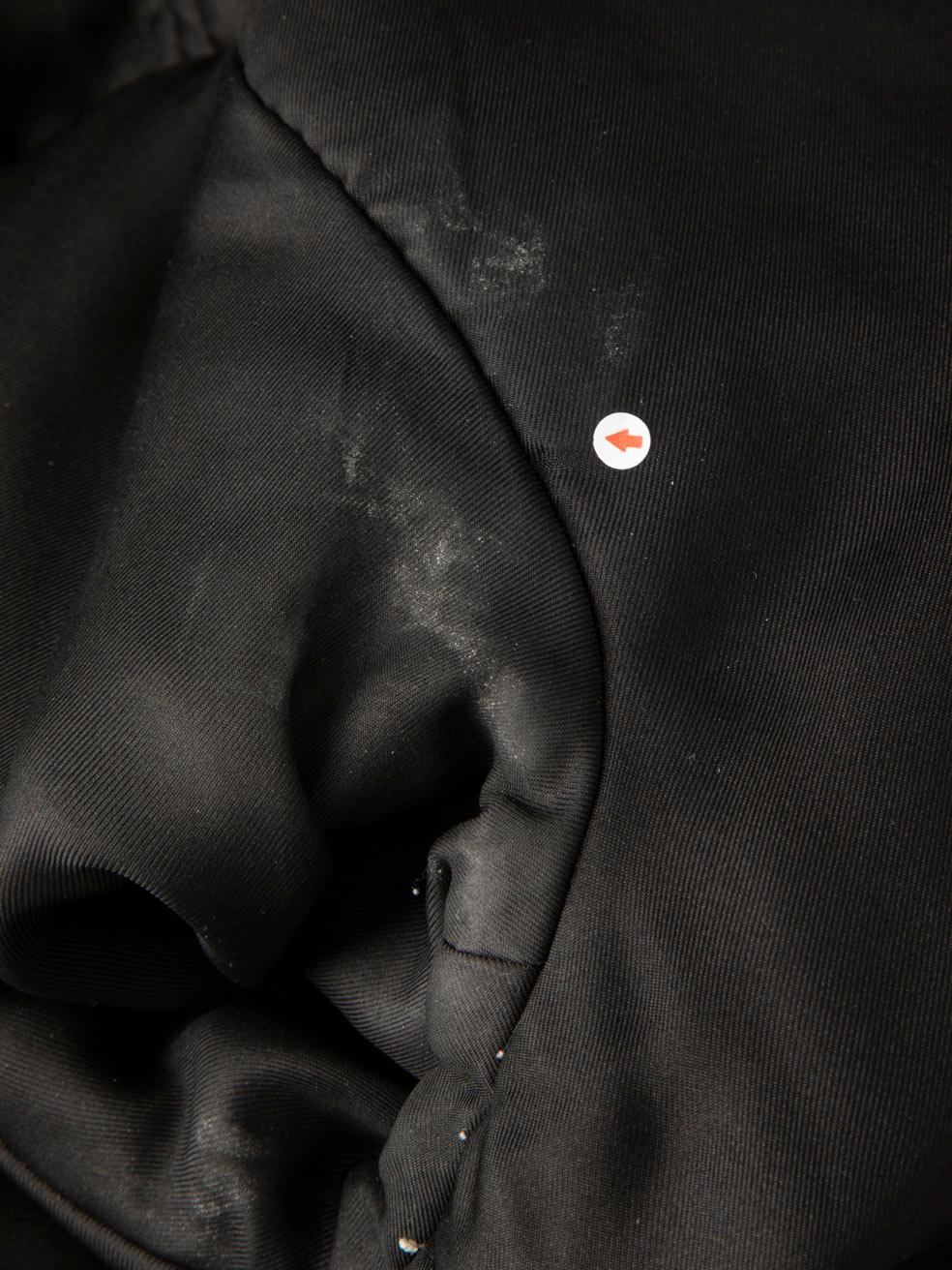 Saint Laurent Giacca Bomber in seta con motivo astratto taglia M. in vendita 3