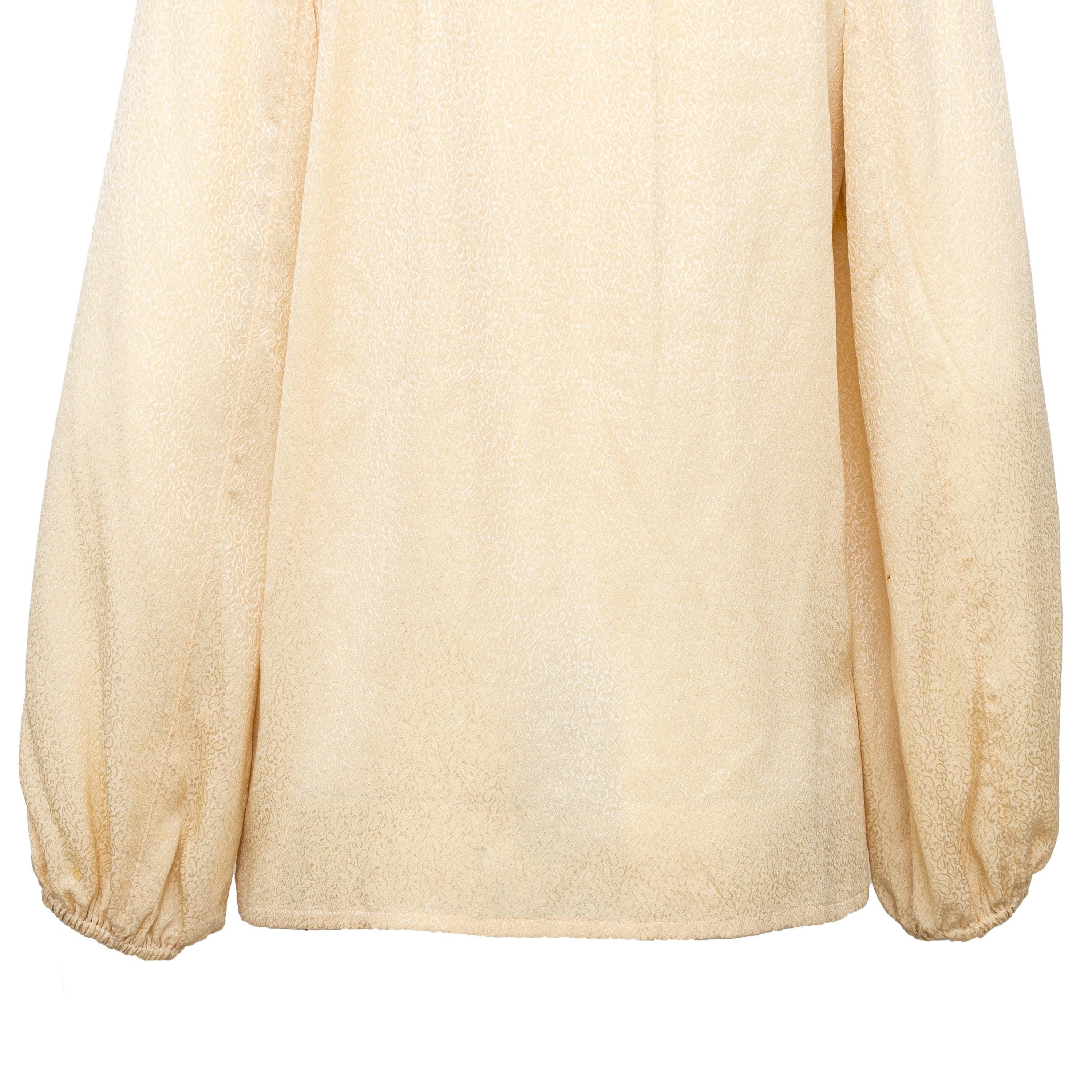 Saint Laurent Silk Top - '90s For Sale 1
