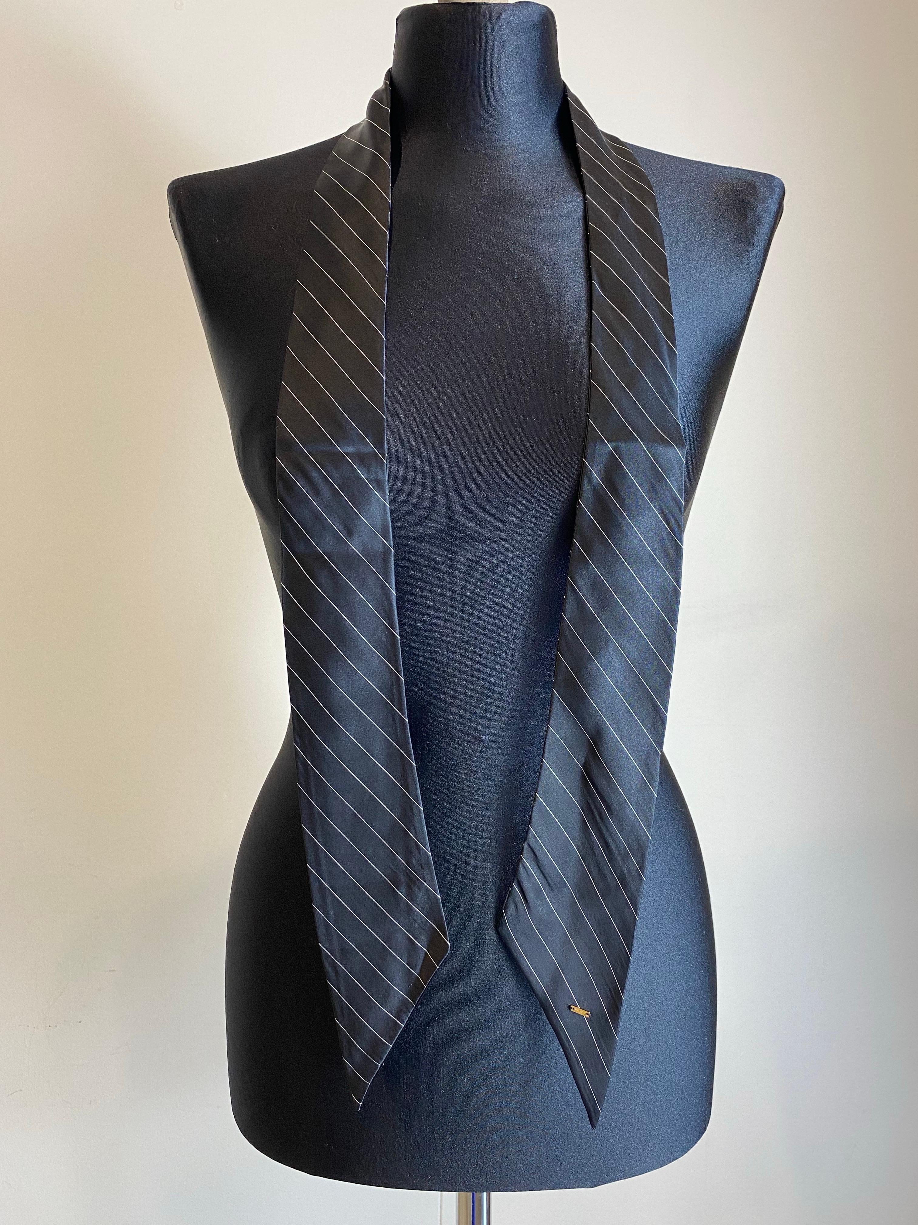 Saint Laurent silk Twilly In New Condition In Carnate, IT