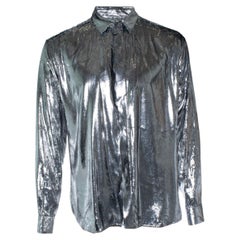 Saint Laurent, Silver lame shirt (2017)