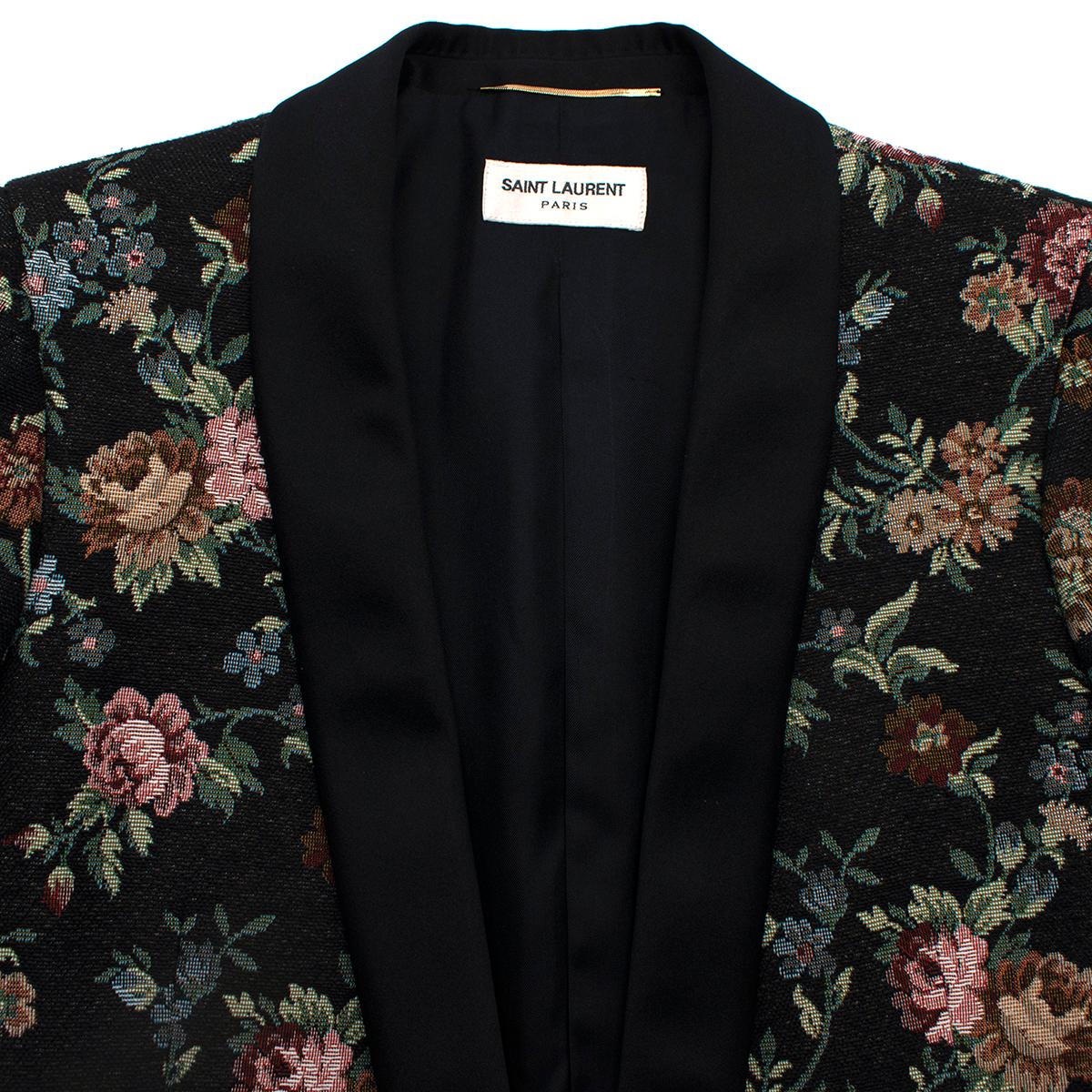 black floral blazer