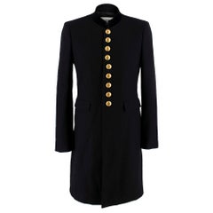 Saint Laurent Single Breasted Longline Jacket SIZE 44