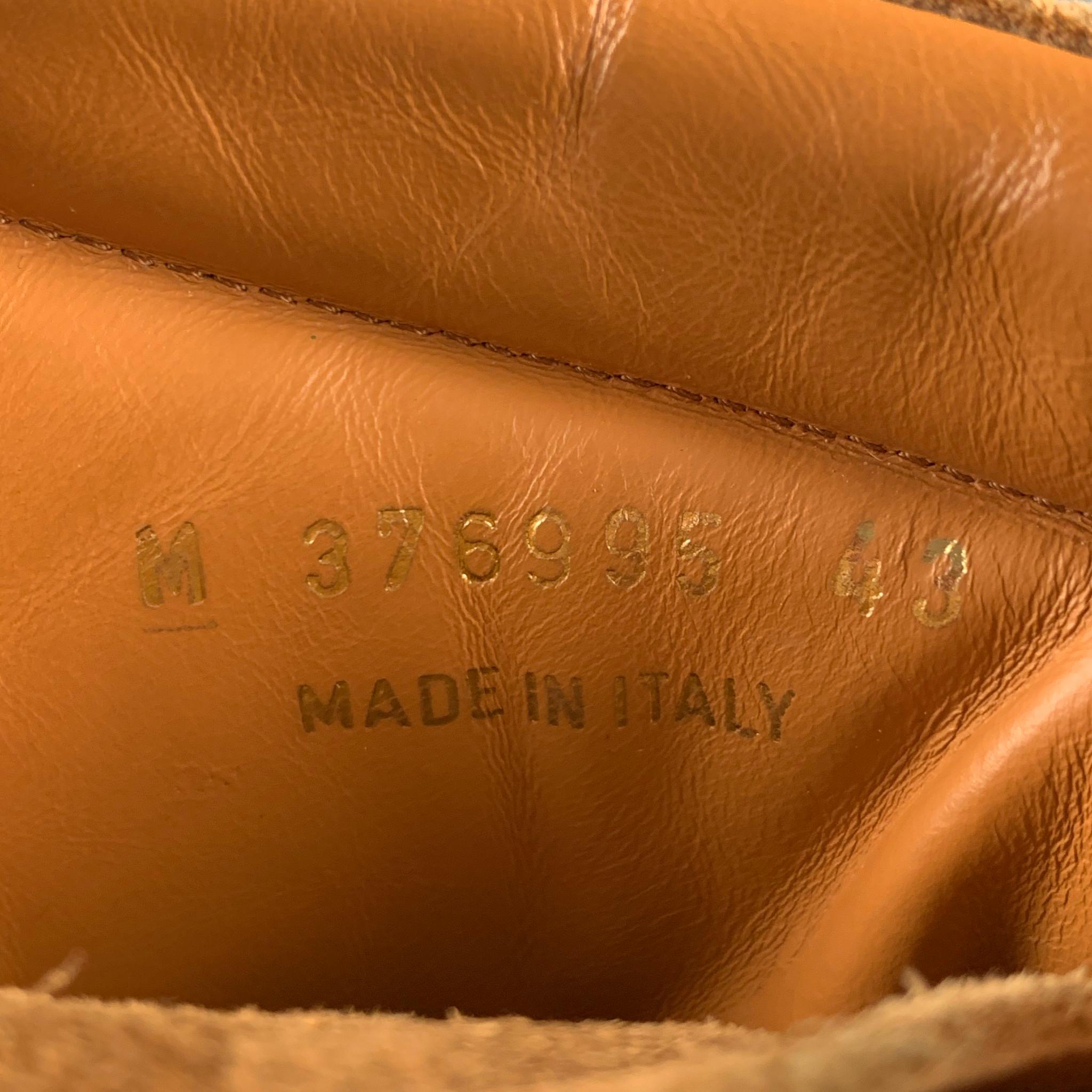 SAINT LAURENT Size 10 Tan Fringe Suede High Top SL/18H Sneakers 1