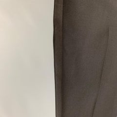 SAINT LAURENT Size 34 Black Wool Tuxedo Dress Pants