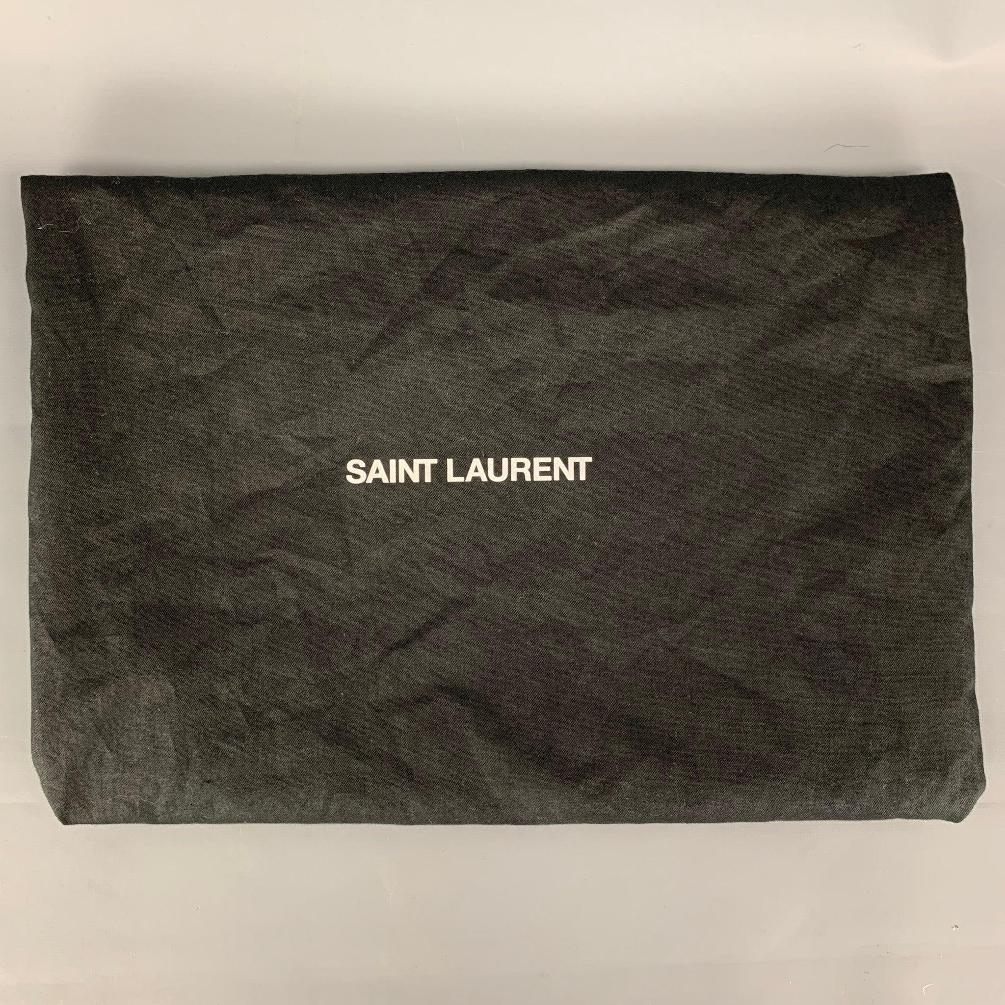 De los hombres Botas por encima de la rodilla SAINT LAURENT talla 8 Camvas negras de jacquard en venta