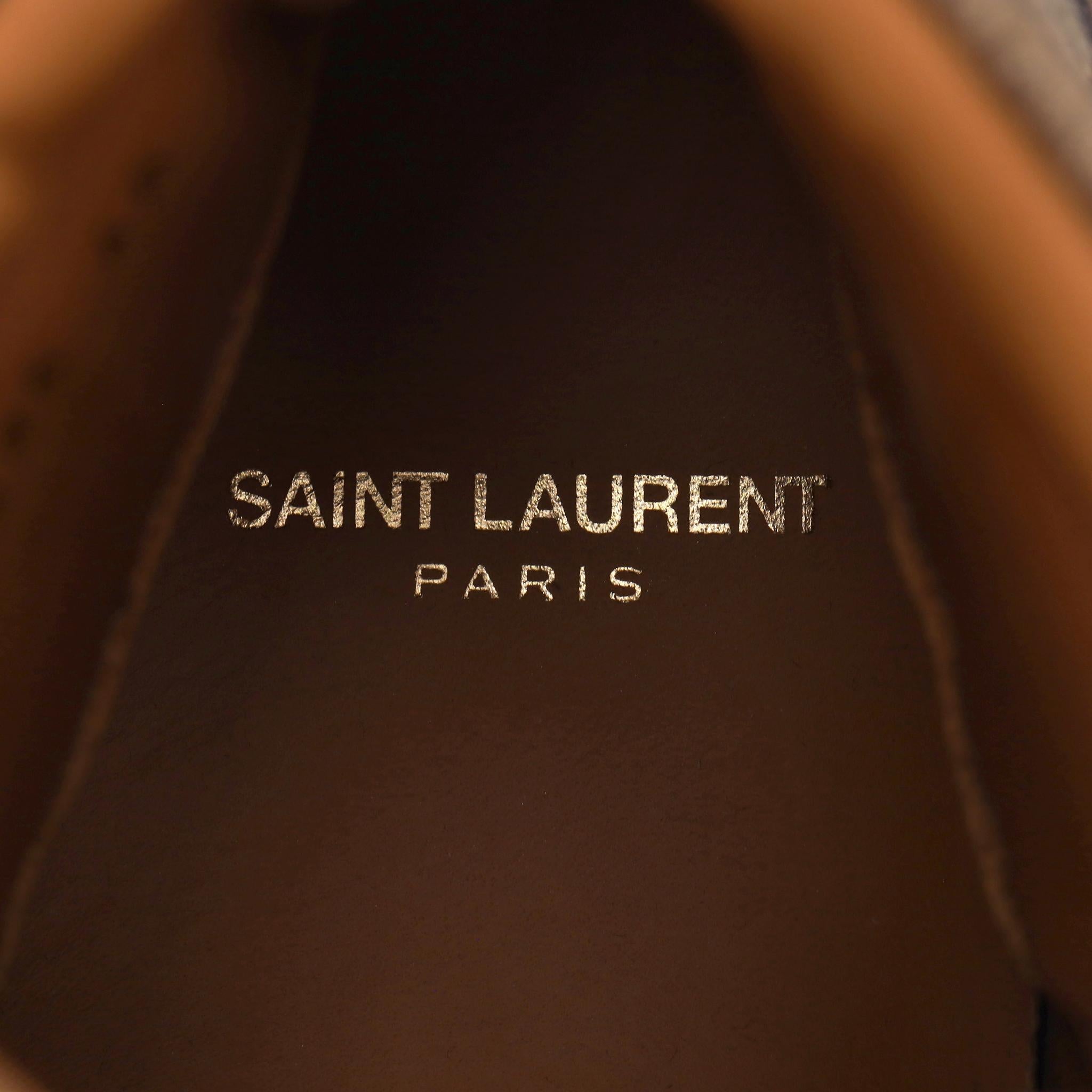Saint Laurent SL-18 High Top Camouflage Suede Sneakers For Sale 3