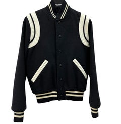 Saint Laurent SLP Teddy Baseball Jacket Sz.36
