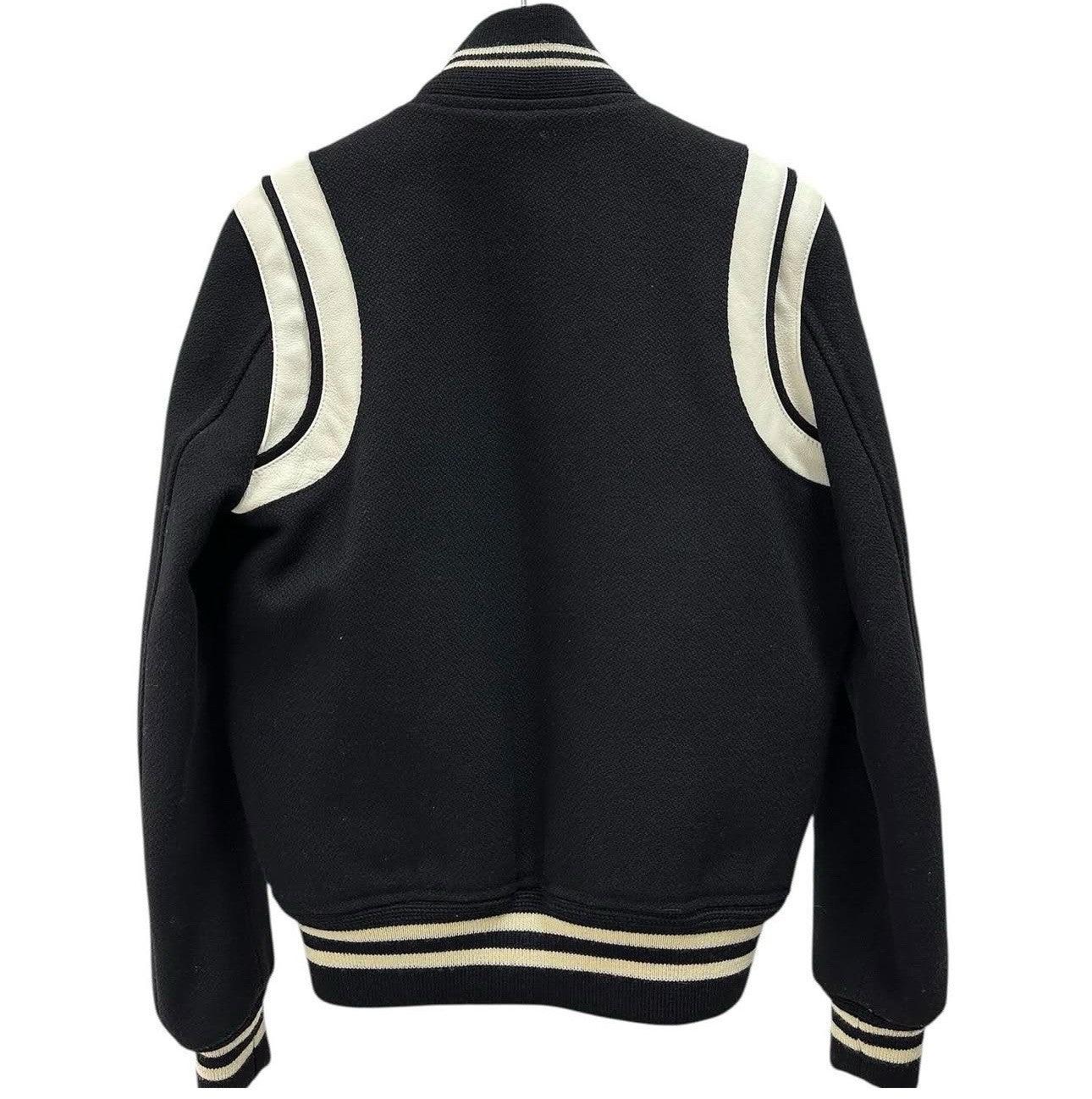 Saint Laurent SLP Teddy Baseball Jacke Sz.36 (Schwarz) im Angebot