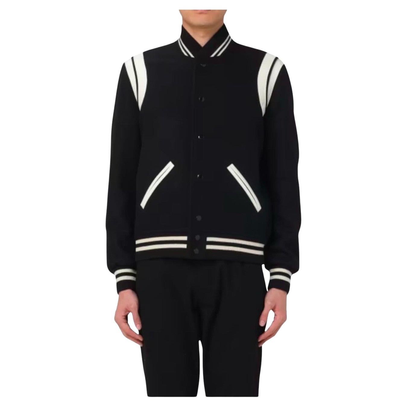 Saint Laurent SLP Teddy Baseball Jacke Sz.36 im Angebot