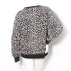 Saint Laurent Snow Leopard Sweater S/S 2016