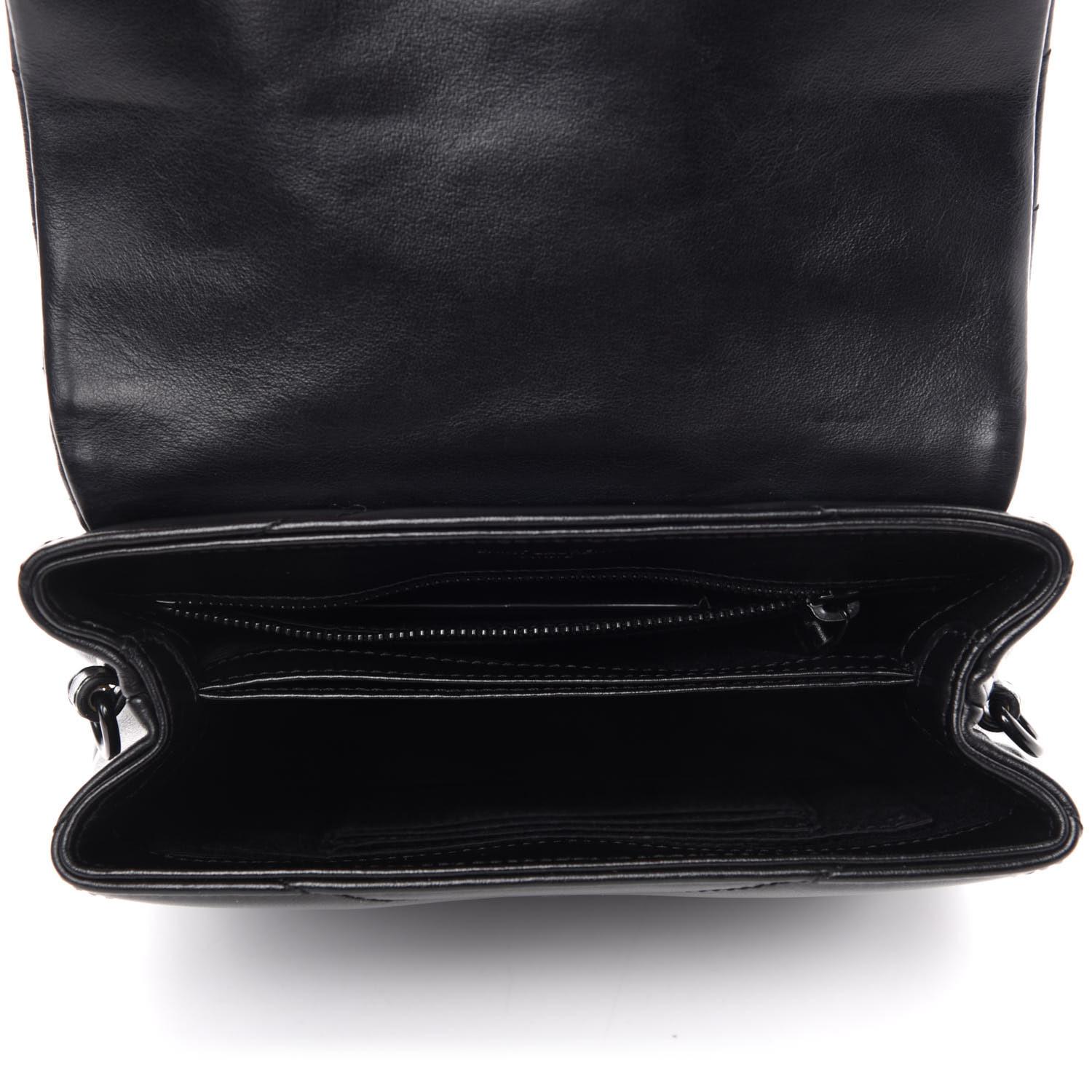 SAINT LAURENT SO BLACK TOY LOU LOU 2020 Crossbody bag  For Sale 4