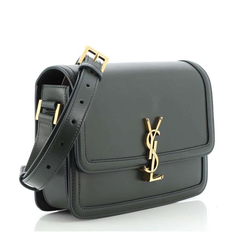 Saint Laurent Solferino Tasche Leder Medium (Schwarz)